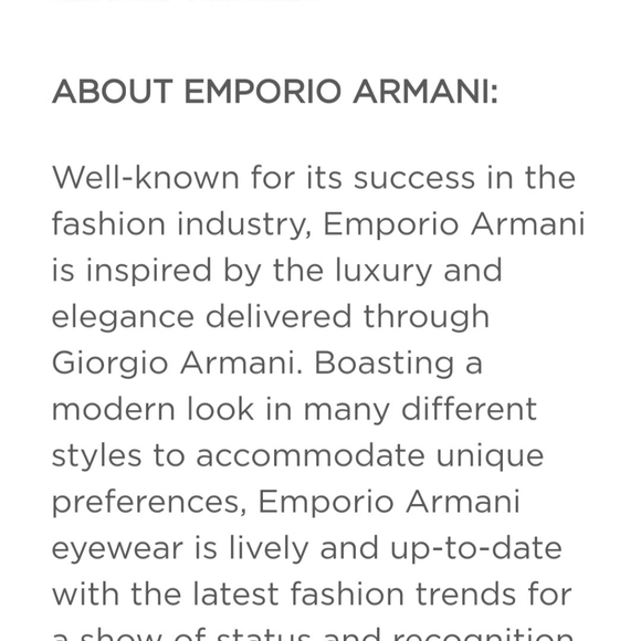 Emporio Armani copper metal frame sunglasses, perfect condition! - Picture 7 of 7